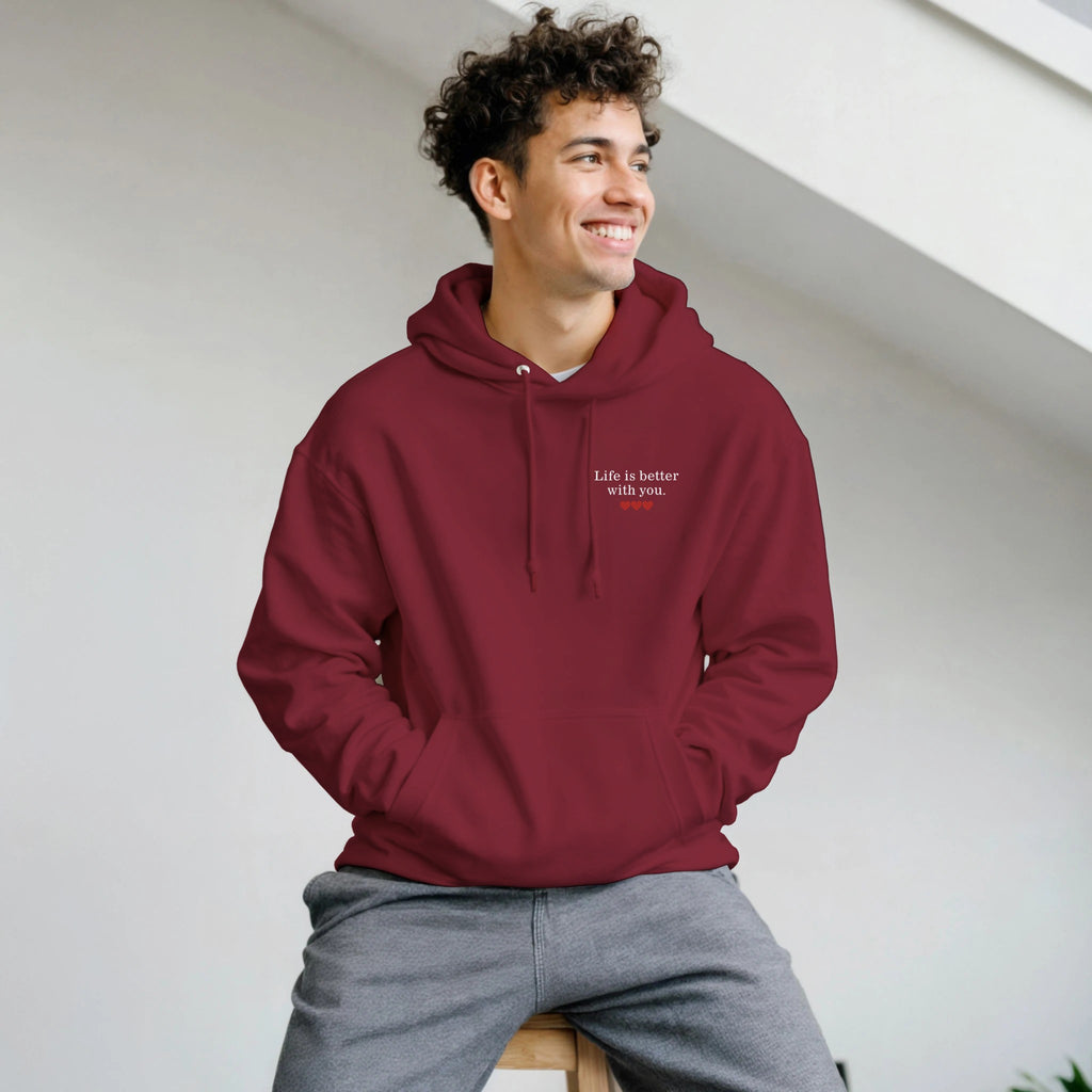 Perfect Match Hoodie - Life is better with you - MIWOUF