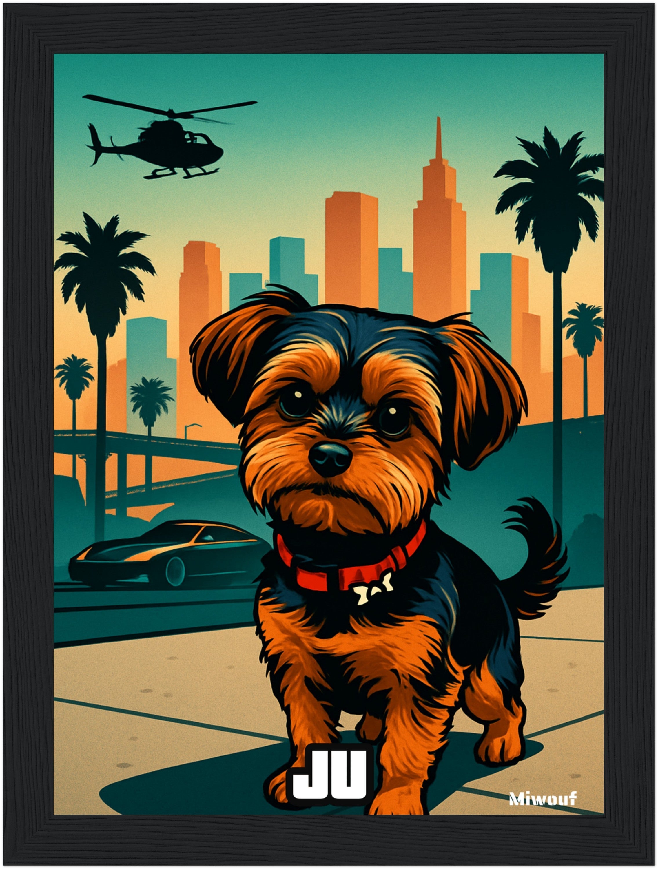 Custom Urban Pet Art Miwouf