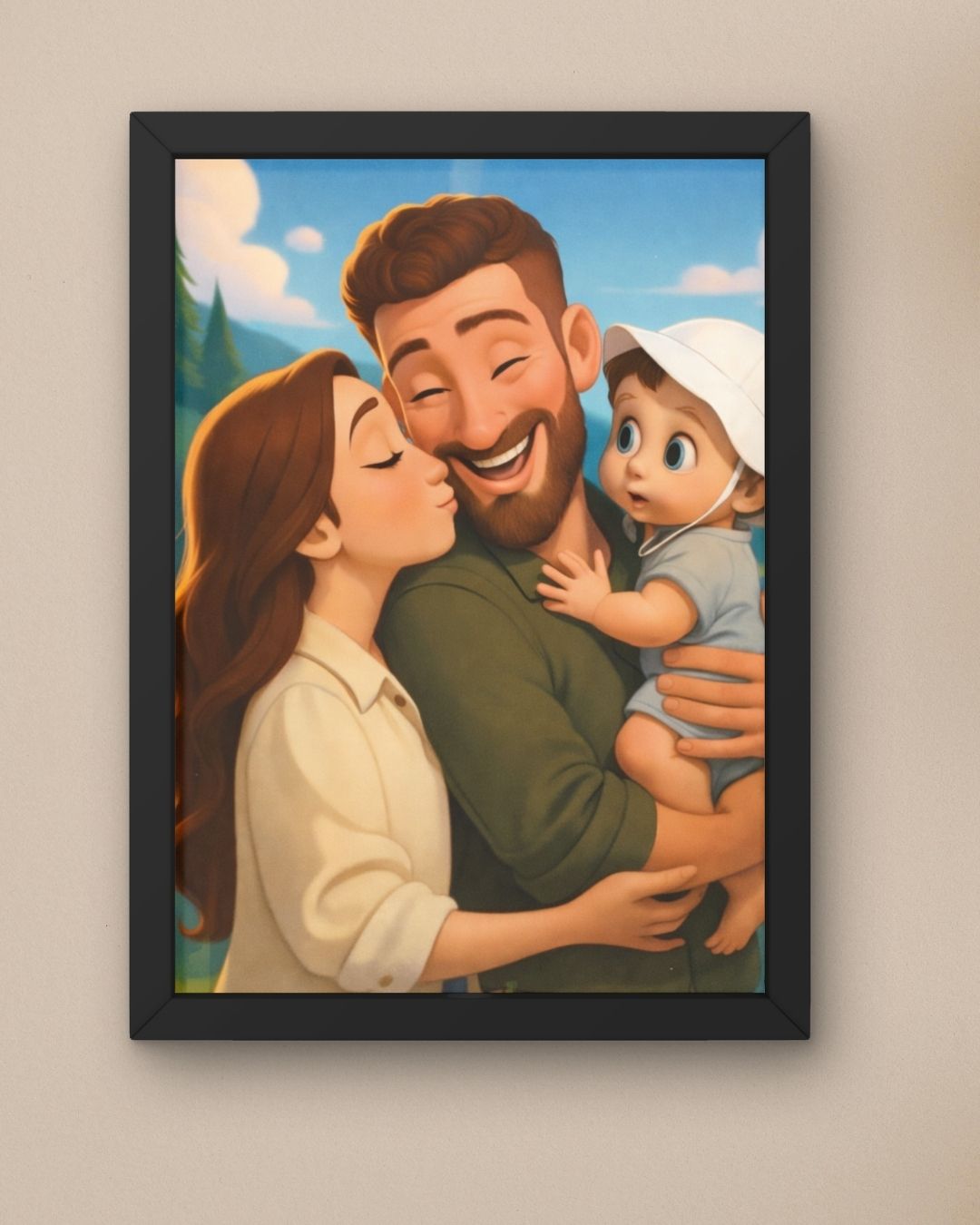 Custom Animated Couple Portrait