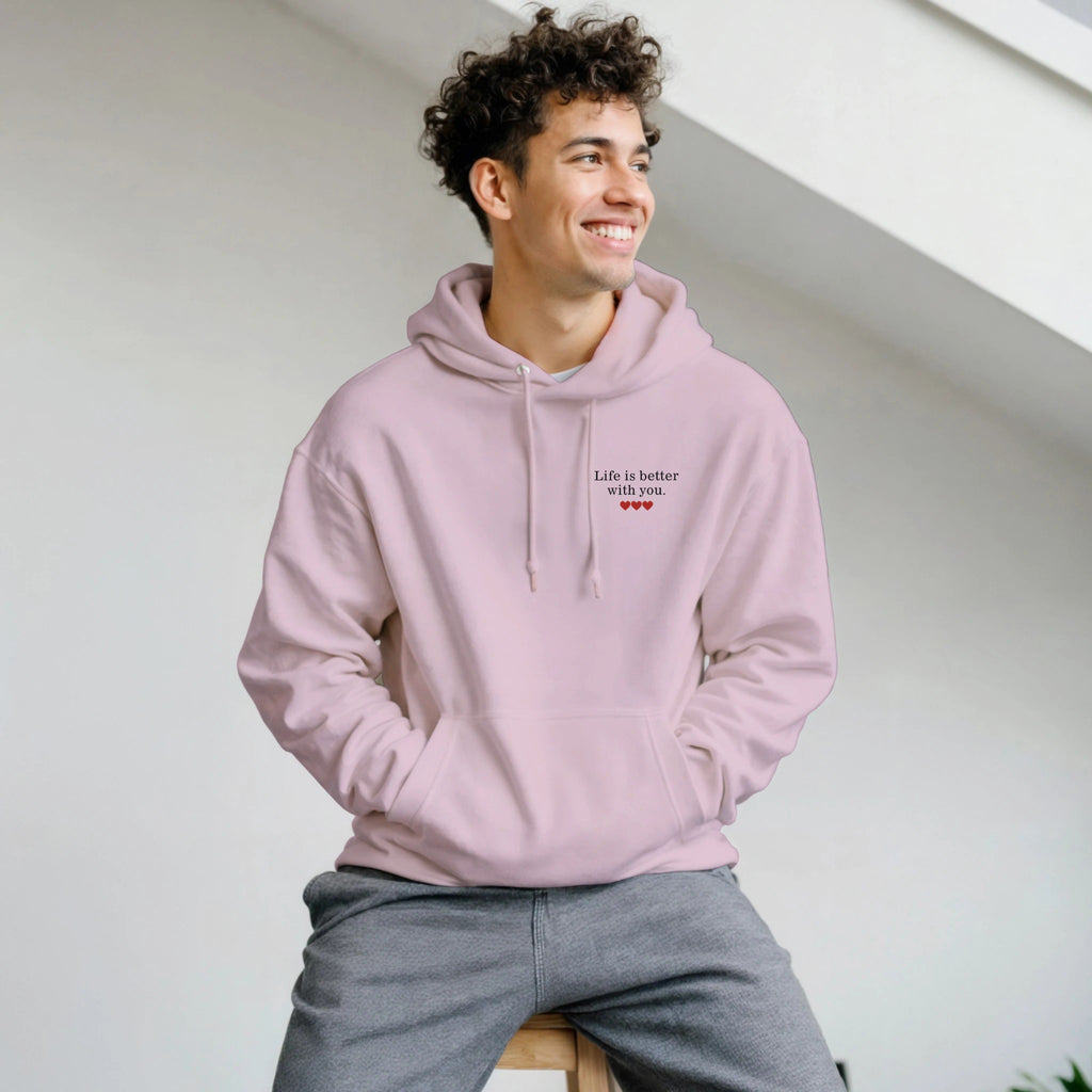 Perfect Match Hoodie - Life is better with you - MIWOUF