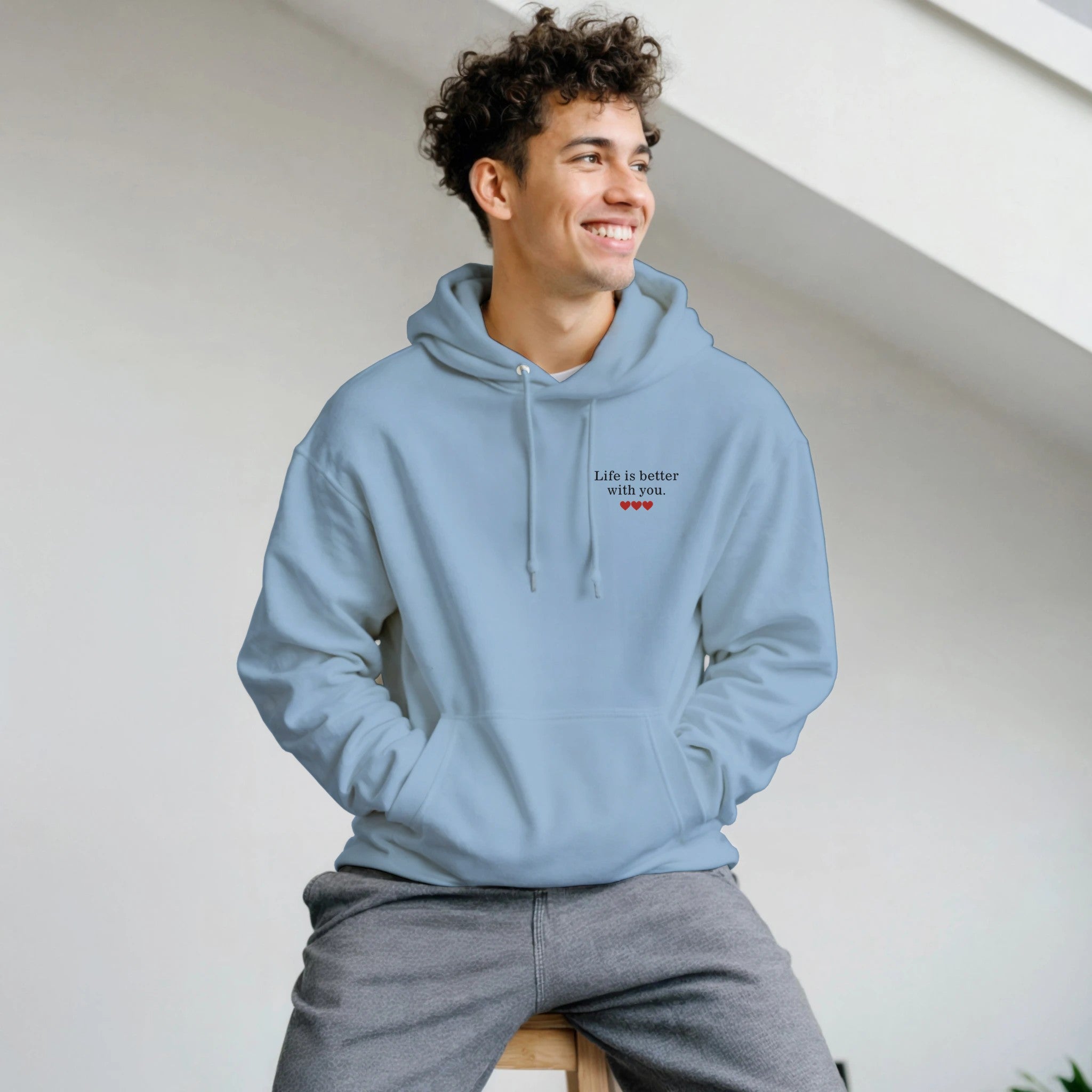 Perfect Match Hoodie - Life is better with you - MIWOUF