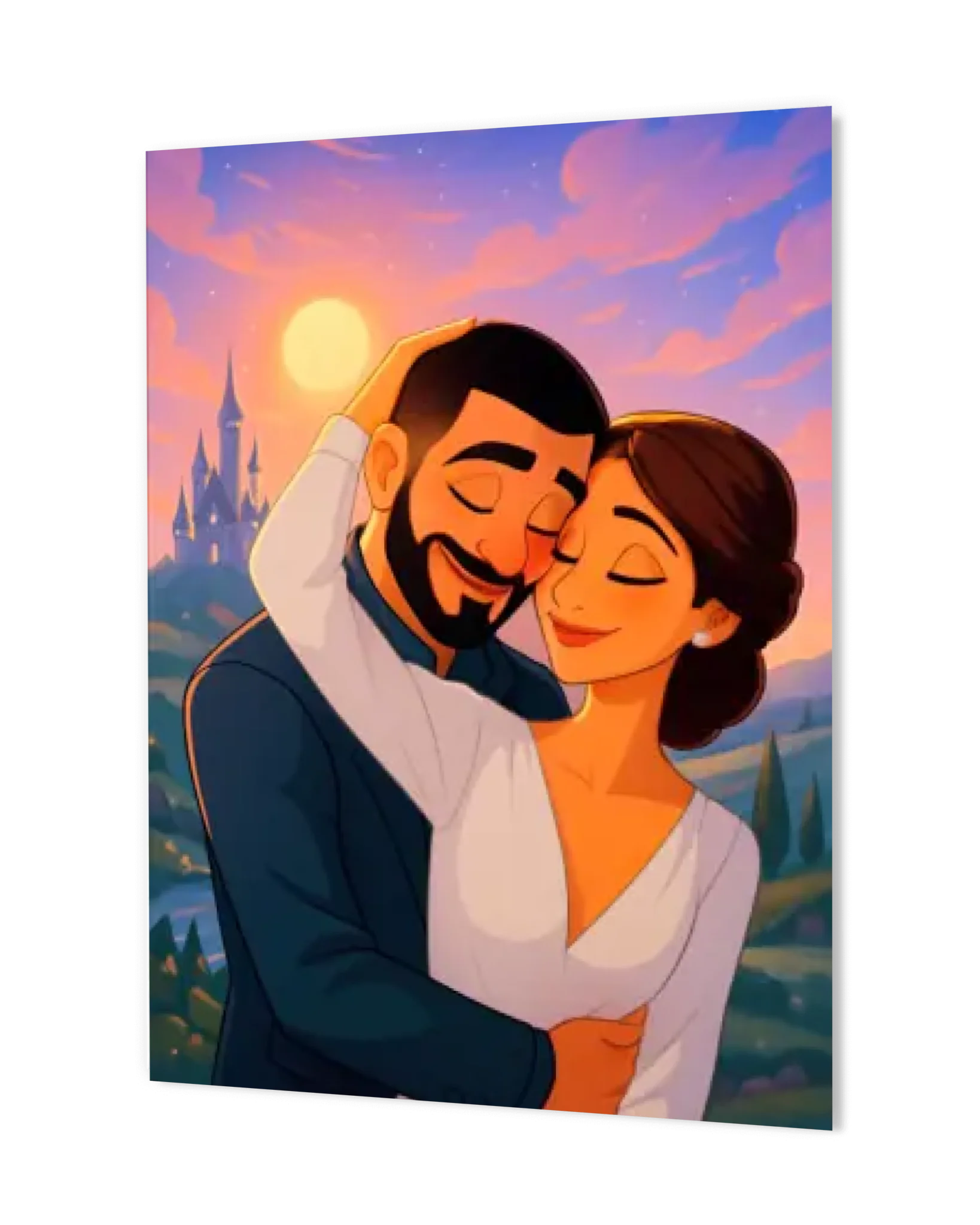 Animated Couple Portrait – Enchanted Couple - MIWOUF