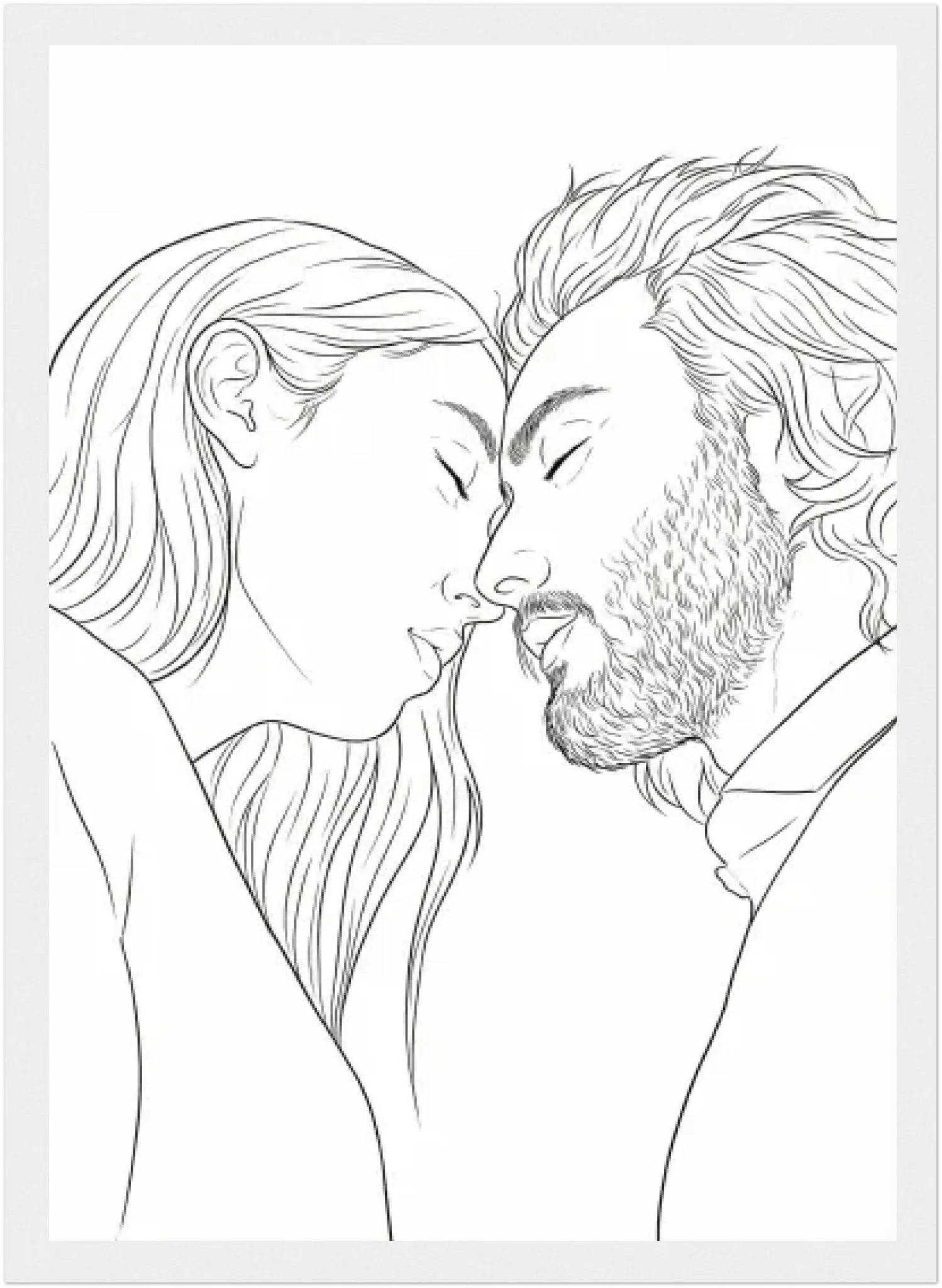 Minimalist Line Art Portrait – The Minimalist - MIWOUF