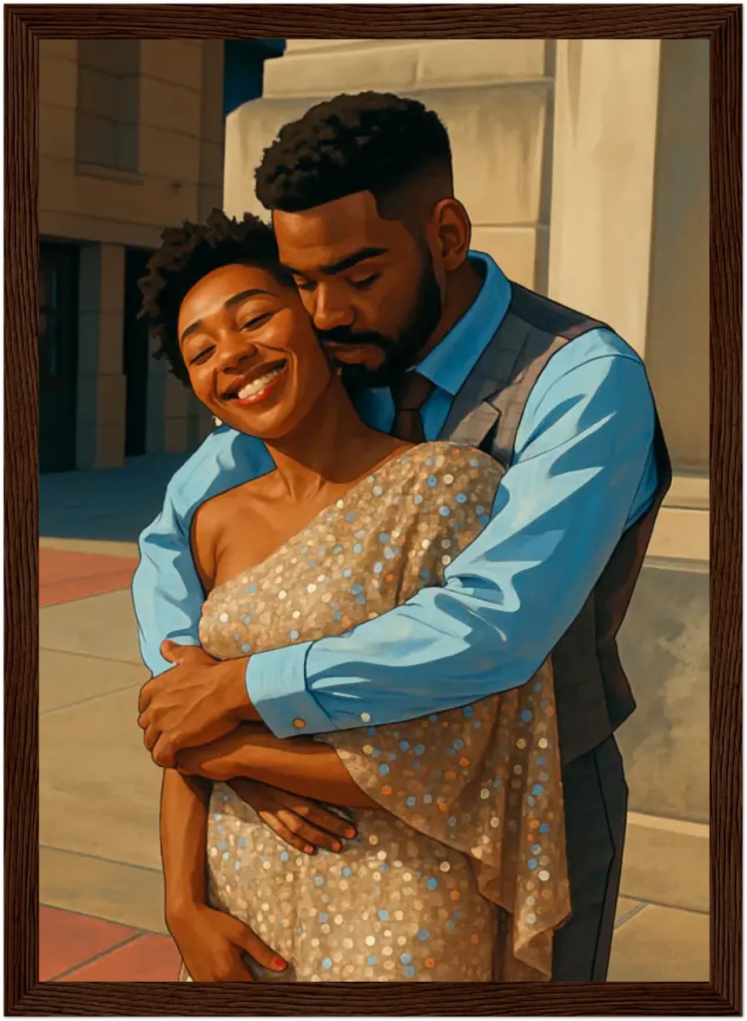 Cinematic Portrait Poster – Premium Art - MIWOUF