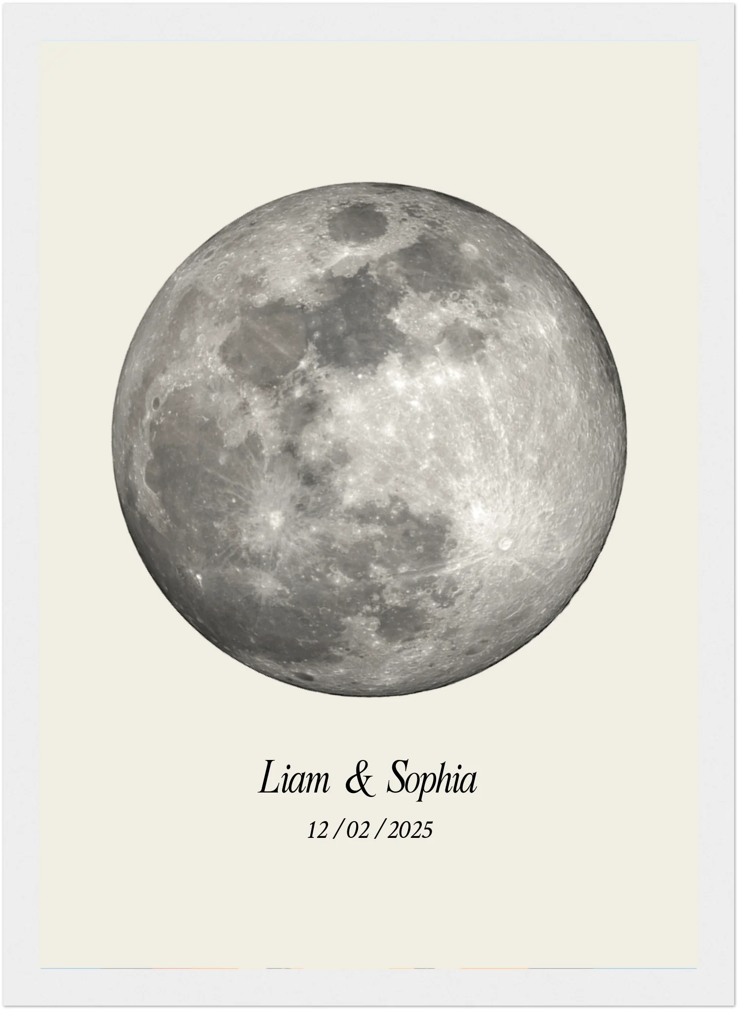 Moon Phase Couple Print – Under the Same Moon - MIWOUF