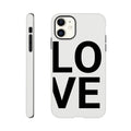 LOVE Phone Case for Couples – Stacked Design - MIWOUF