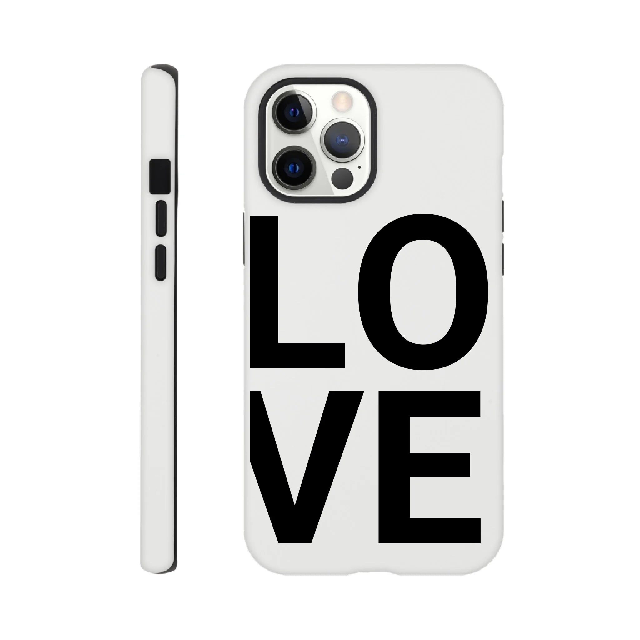 LOVE Phone Case for Couples – Stacked Design - MIWOUF
