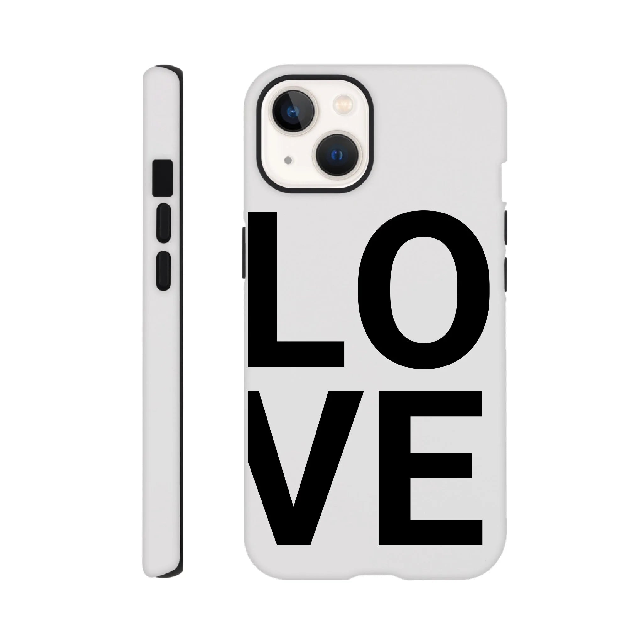 LOVE Phone Case for Couples – Stacked Design - MIWOUF