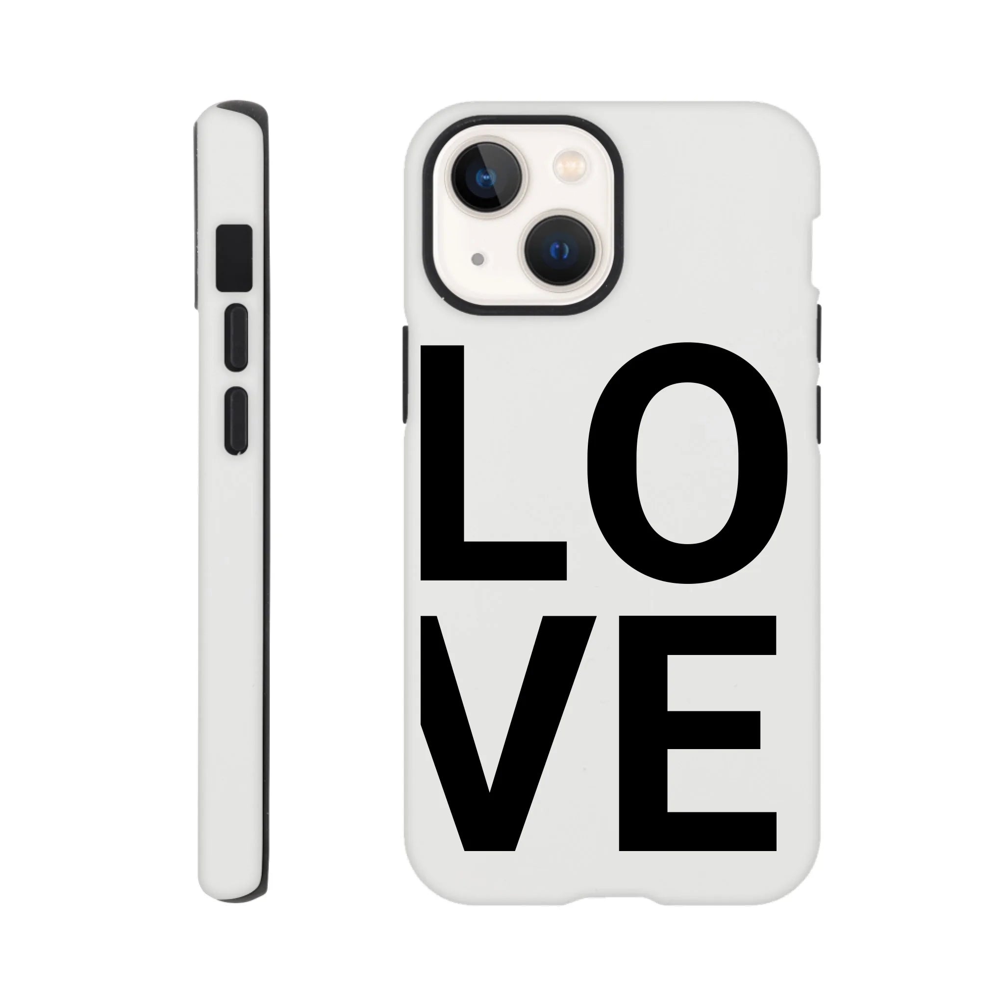 LOVE Phone Case for Couples – Stacked Design - MIWOUF