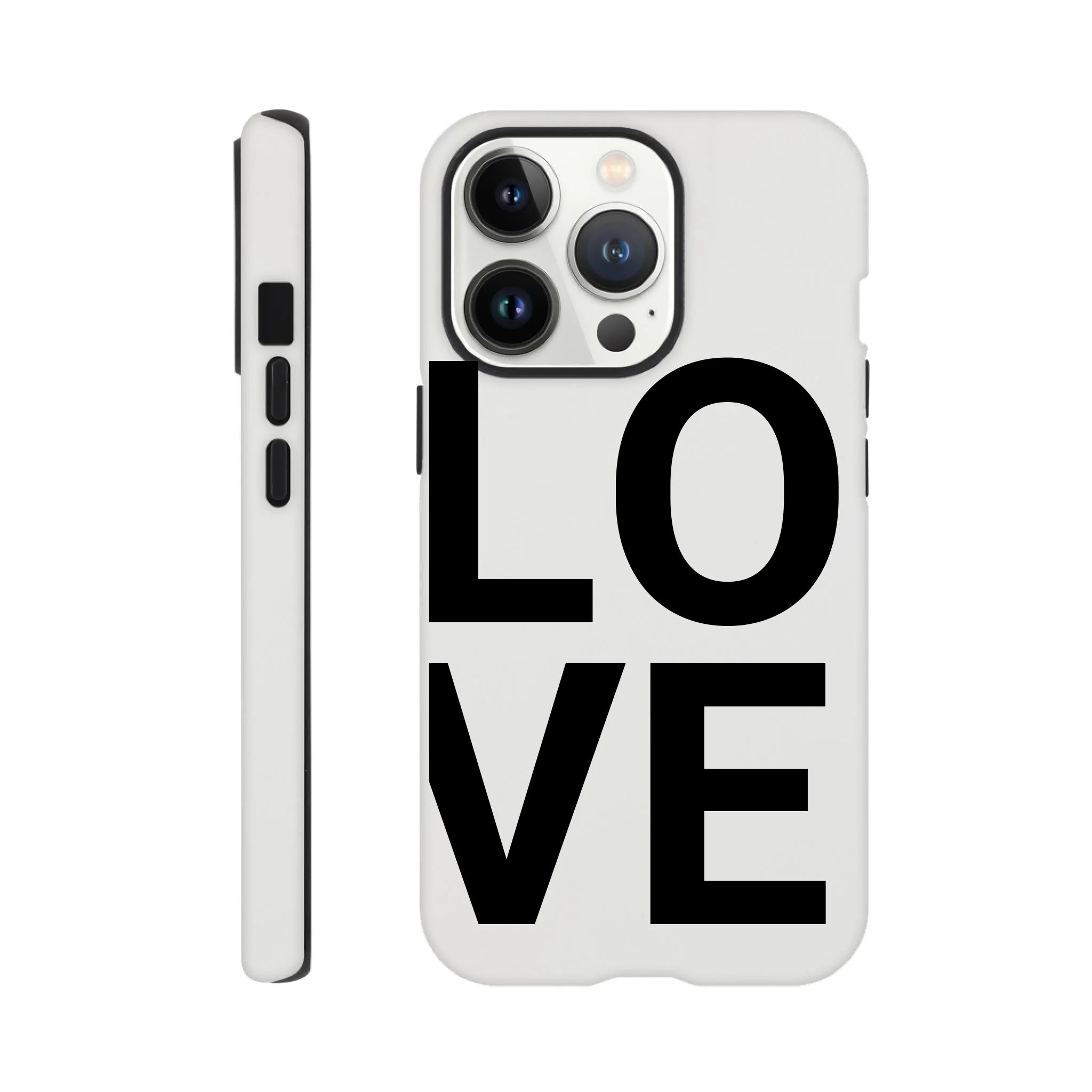 LOVE Phone Case for Couples – Stacked Design - MIWOUF