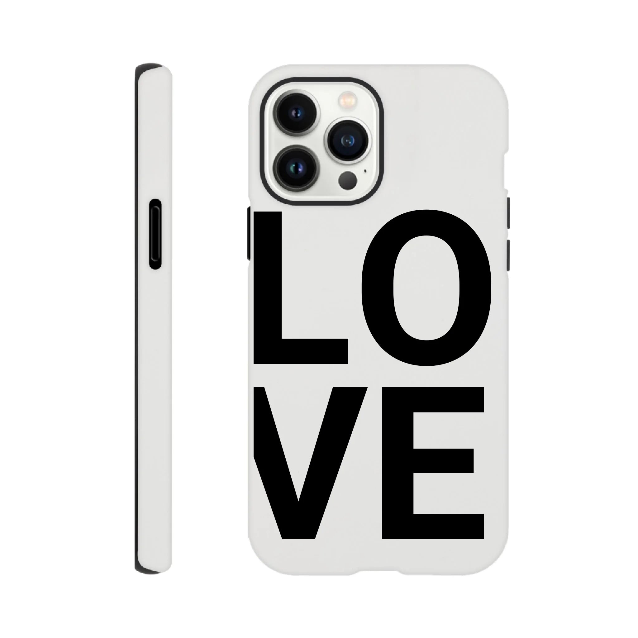 LOVE Phone Case for Couples – Stacked Design - MIWOUF