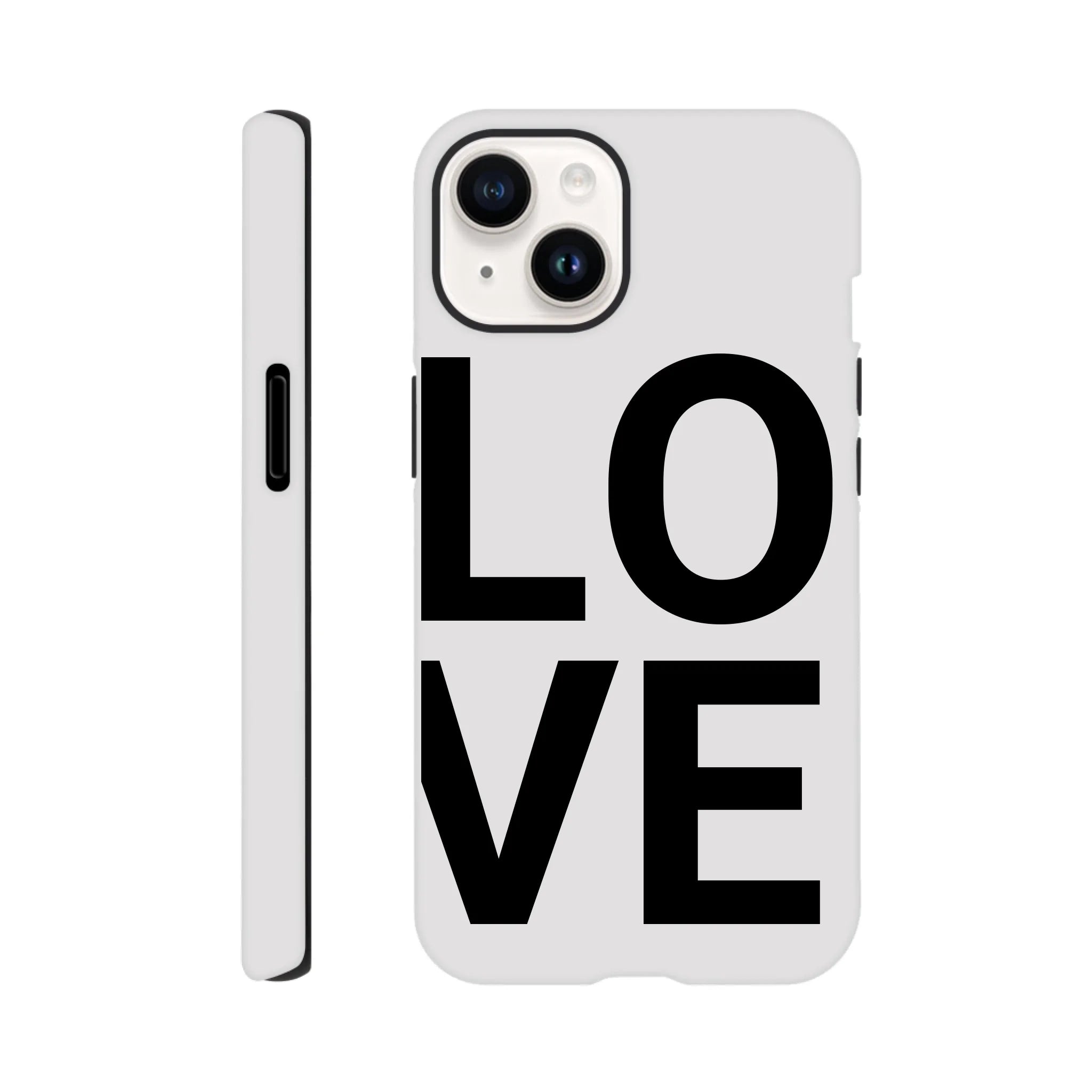 LOVE Phone Case for Couples – Stacked Design - MIWOUF