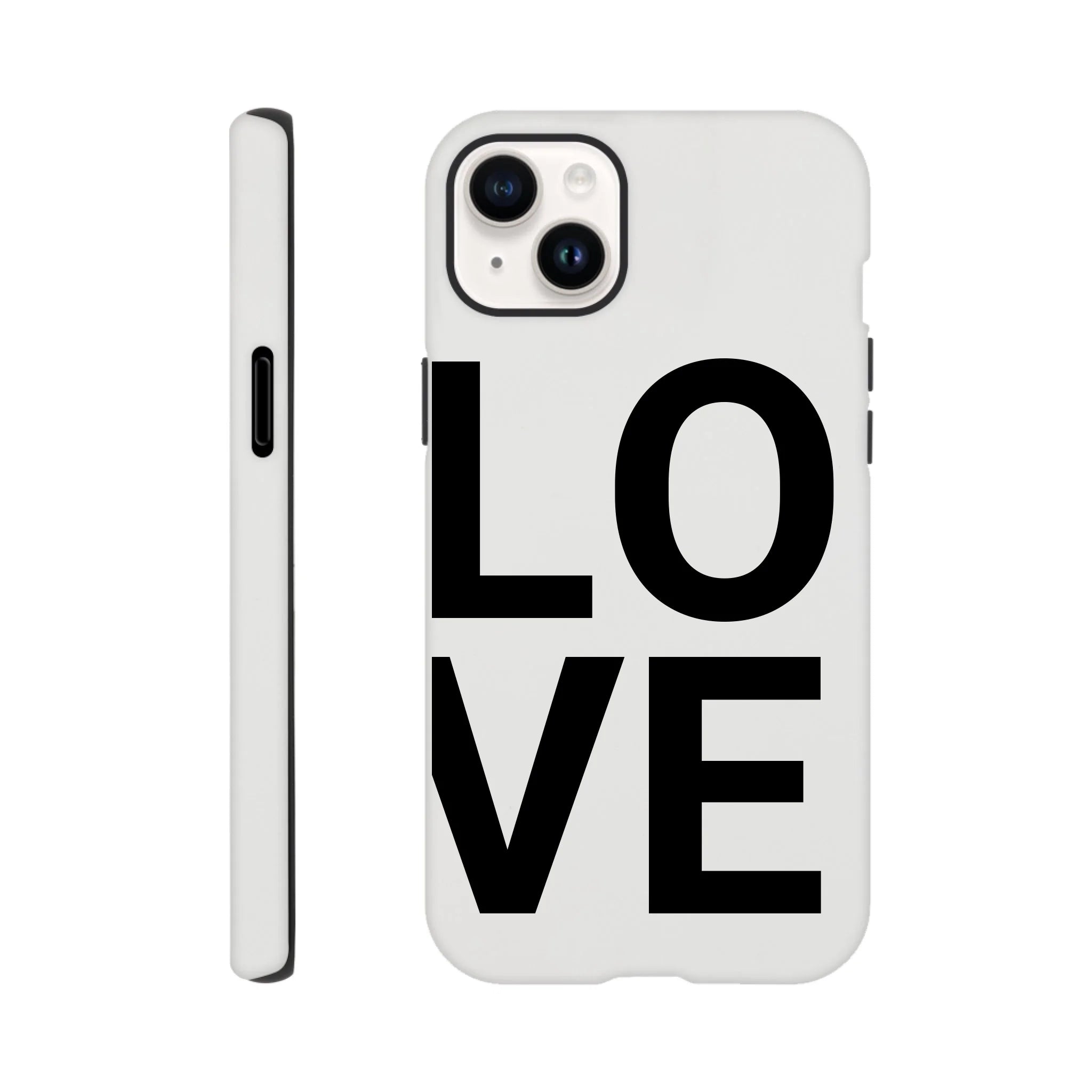 LOVE Phone Case for Couples – Stacked Design - MIWOUF