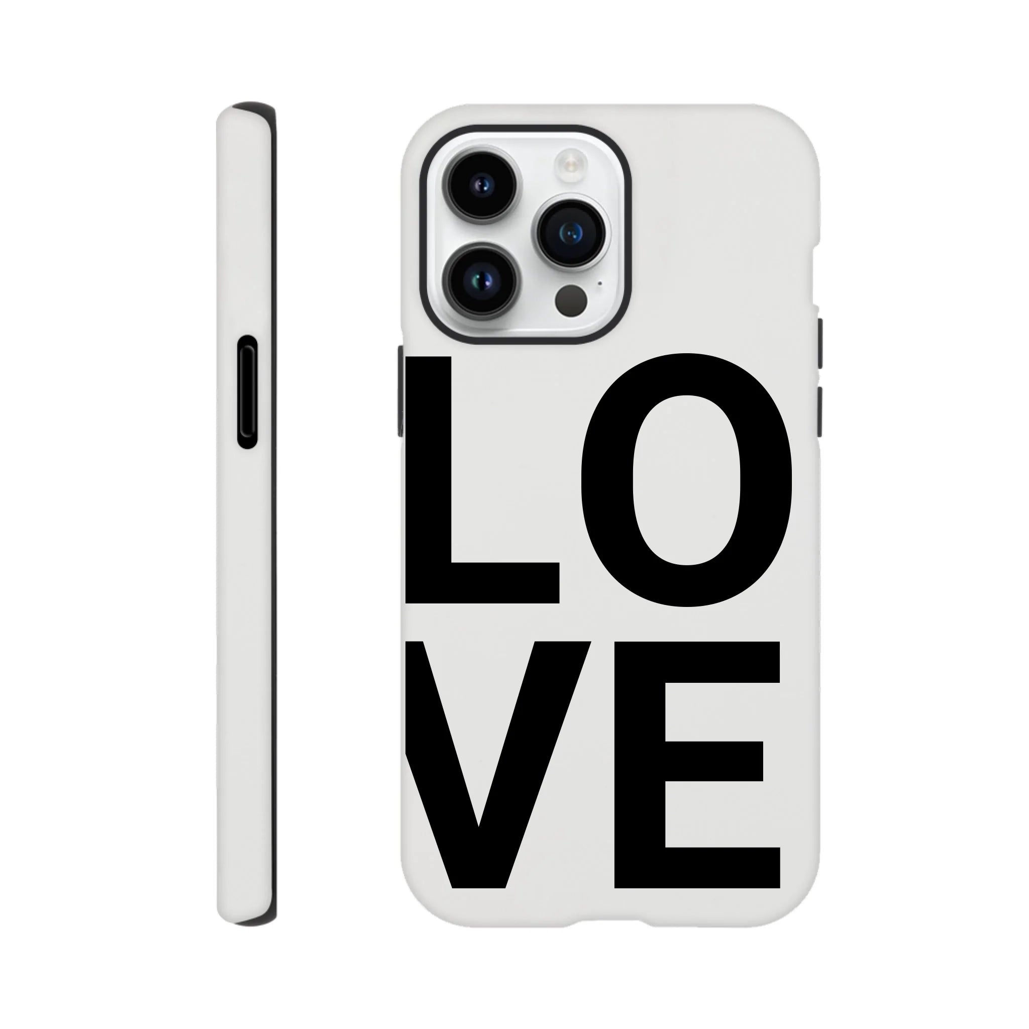 LOVE Phone Case for Couples – Stacked Design - MIWOUF
