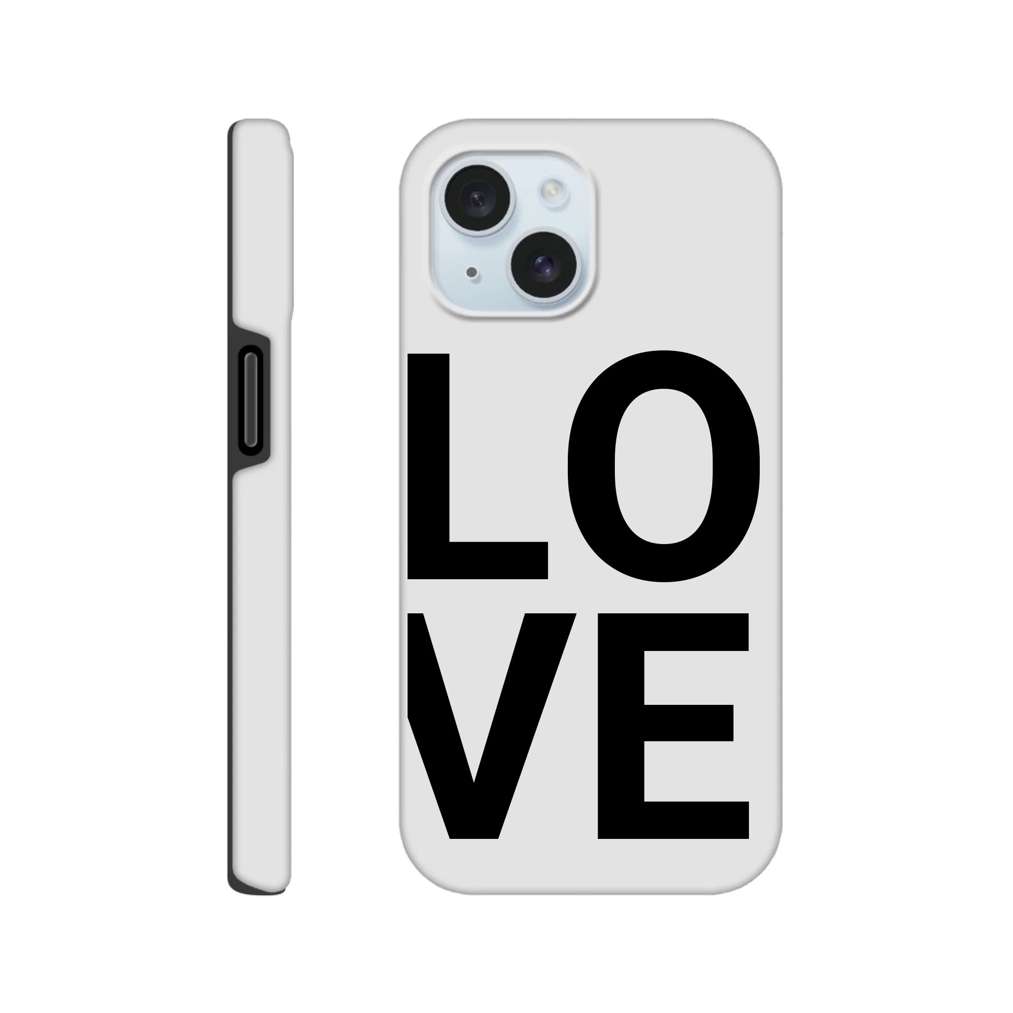 LOVE Phone Case for Couples – Stacked Design - MIWOUF