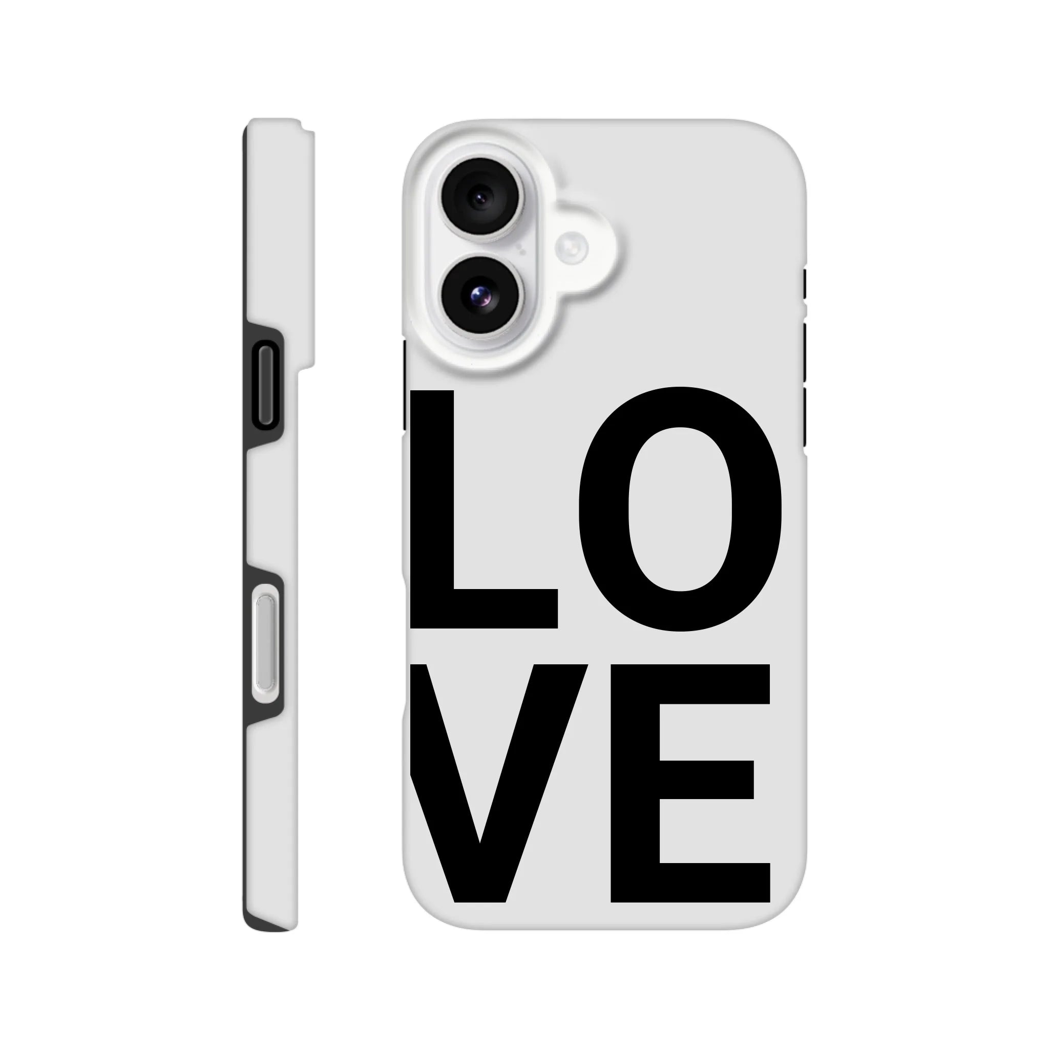 LOVE Phone Case for Couples – Stacked Design - MIWOUF