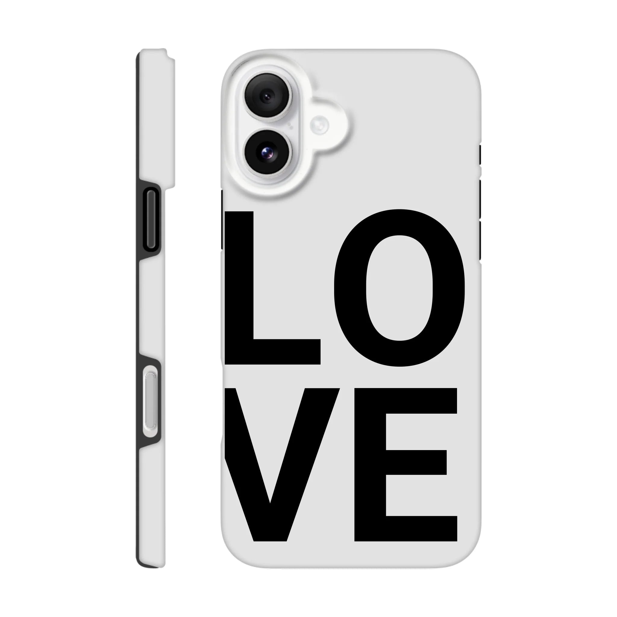 LOVE Phone Case for Couples – Stacked Design - MIWOUF