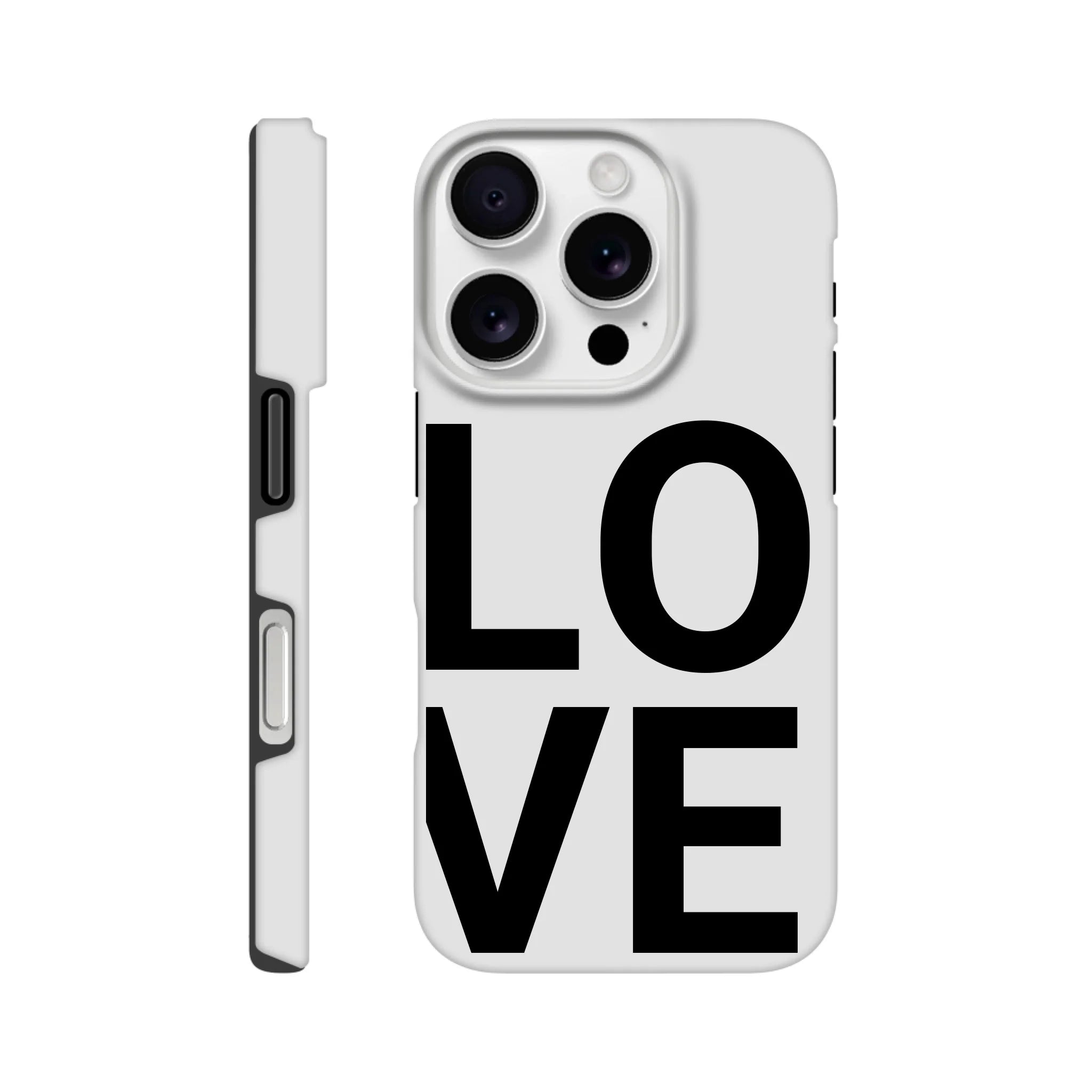 LOVE Phone Case for Couples – Stacked Design - MIWOUF