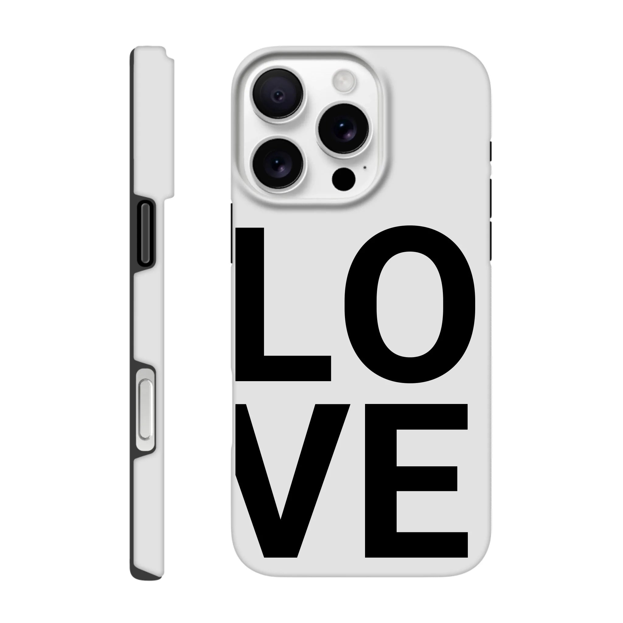 LOVE Phone Case for Couples – Stacked Design - MIWOUF