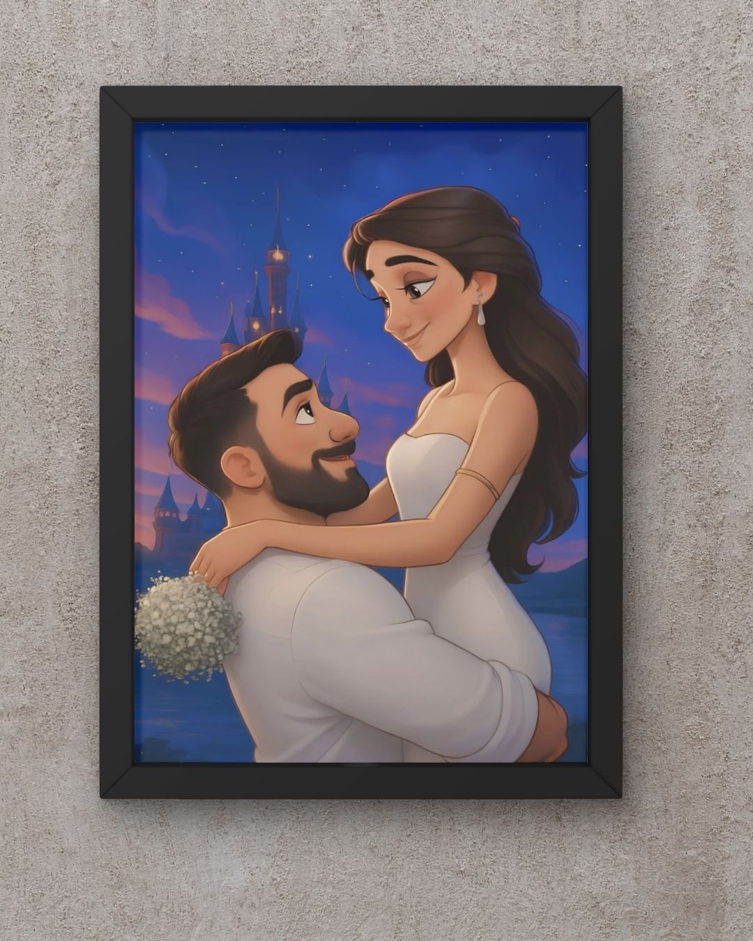 Custom Animated Couple Portrait