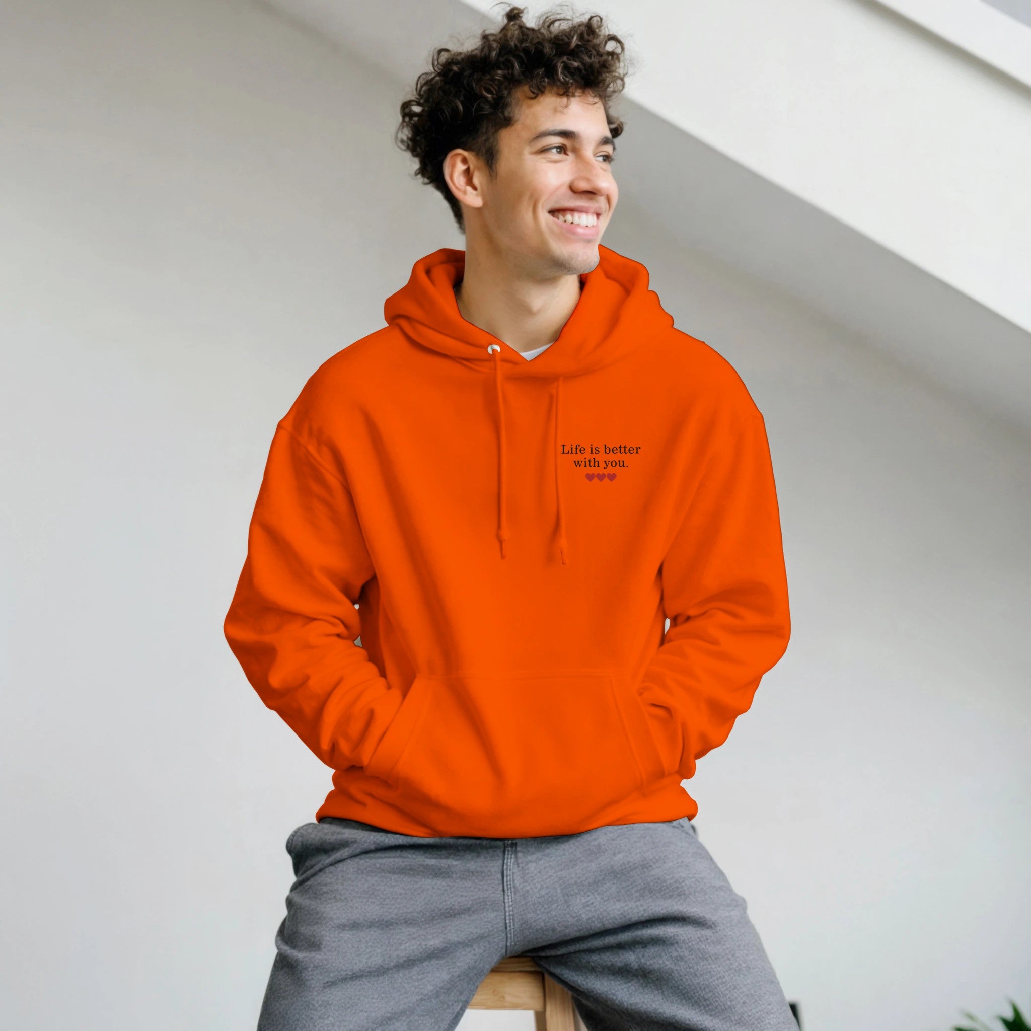 Perfect Match Hoodie - Life is better with you - MIWOUF