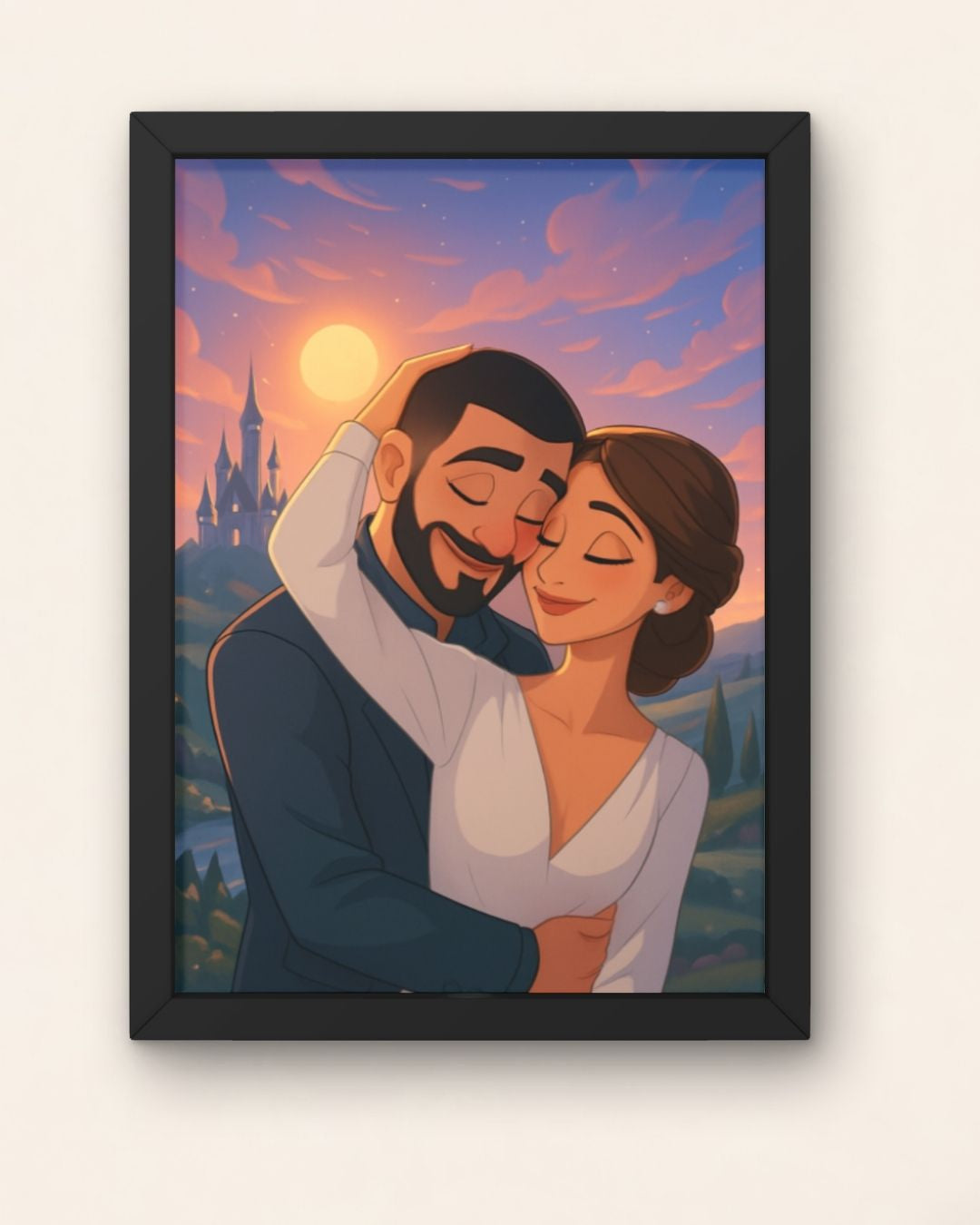 Custom Animated Couple Portrait