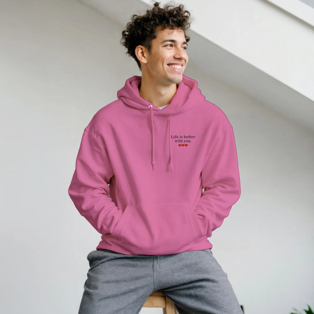 Perfect Match Hoodie - Life is better with you - MIWOUF