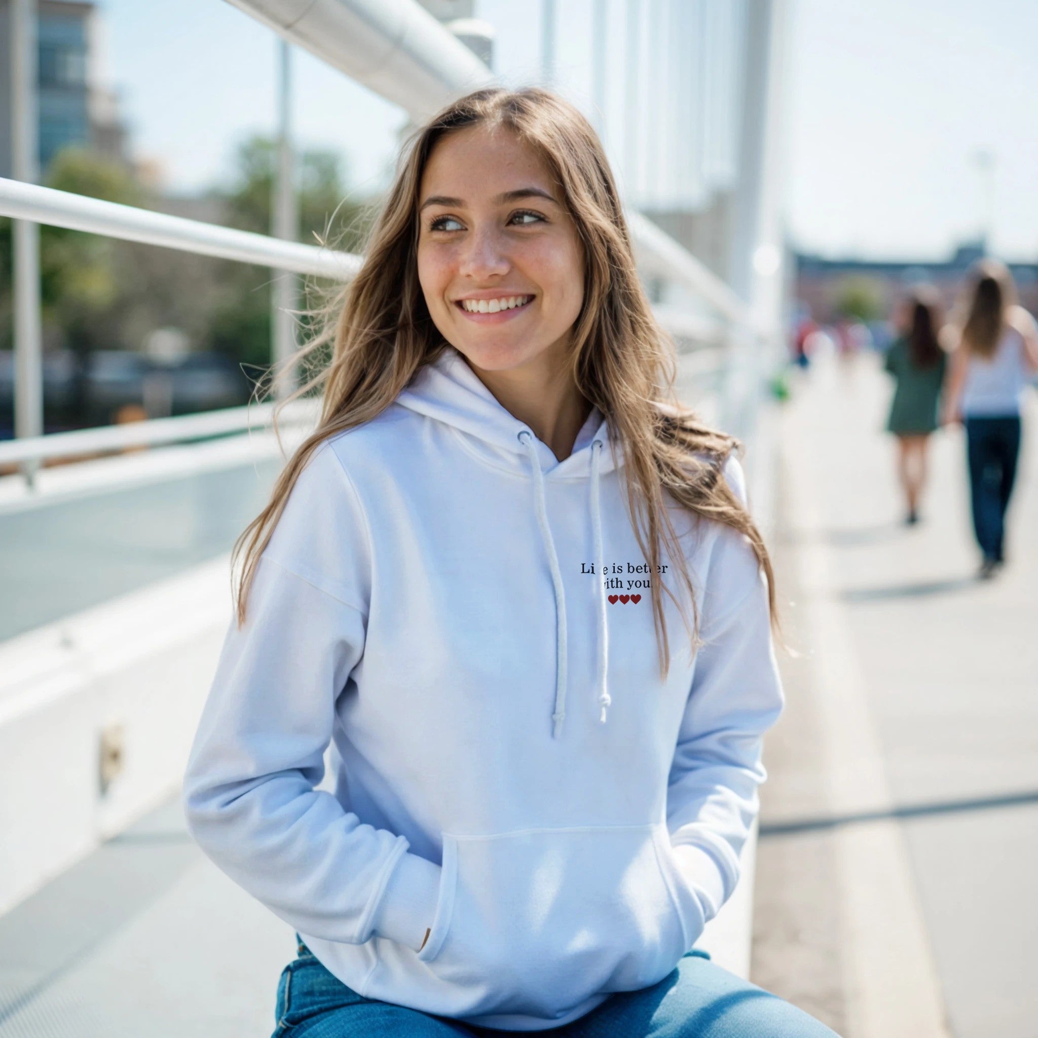 Perfect Match Hoodie - Life is better with you - MIWOUF