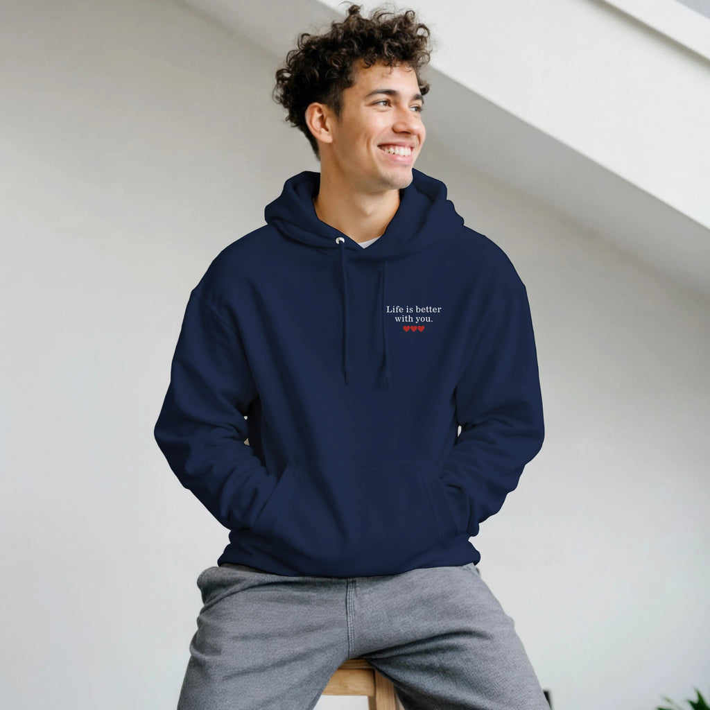 Perfect Match Hoodie - Life is better with you - MIWOUF