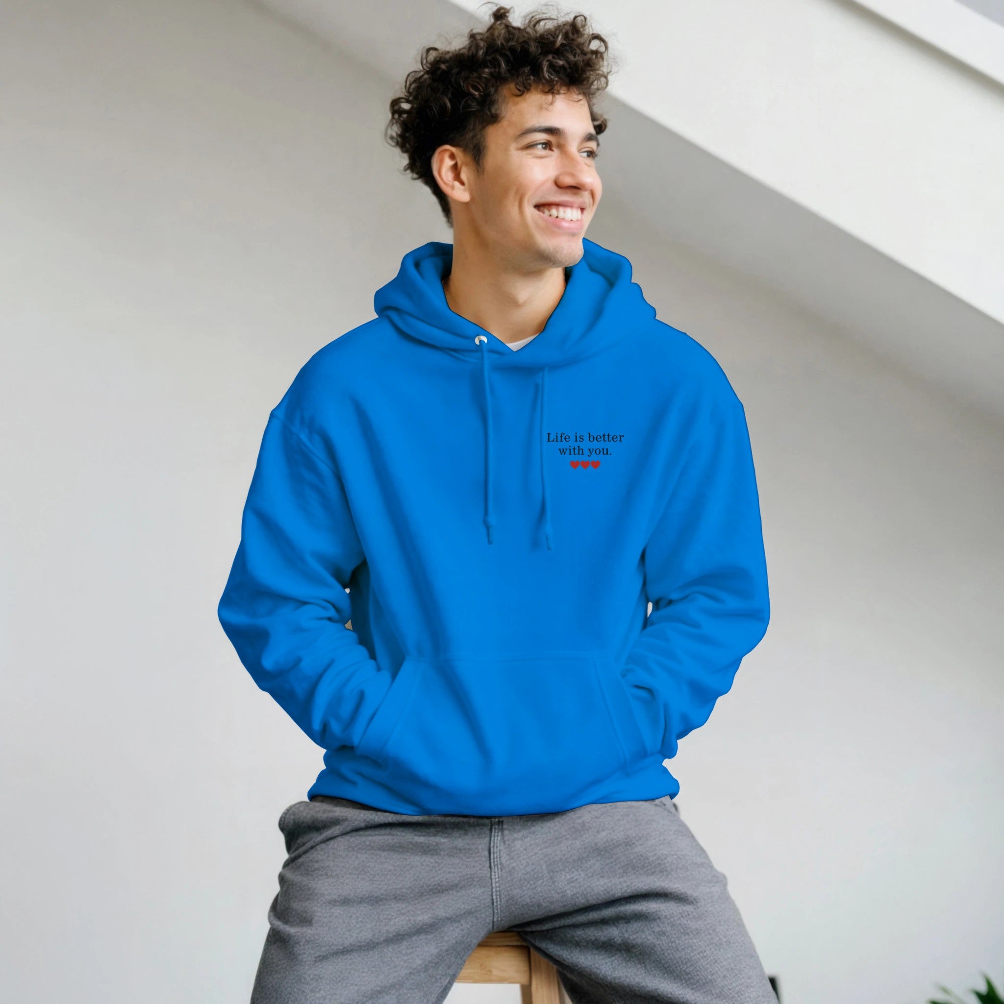Perfect Match Hoodie - Life is better with you - MIWOUF