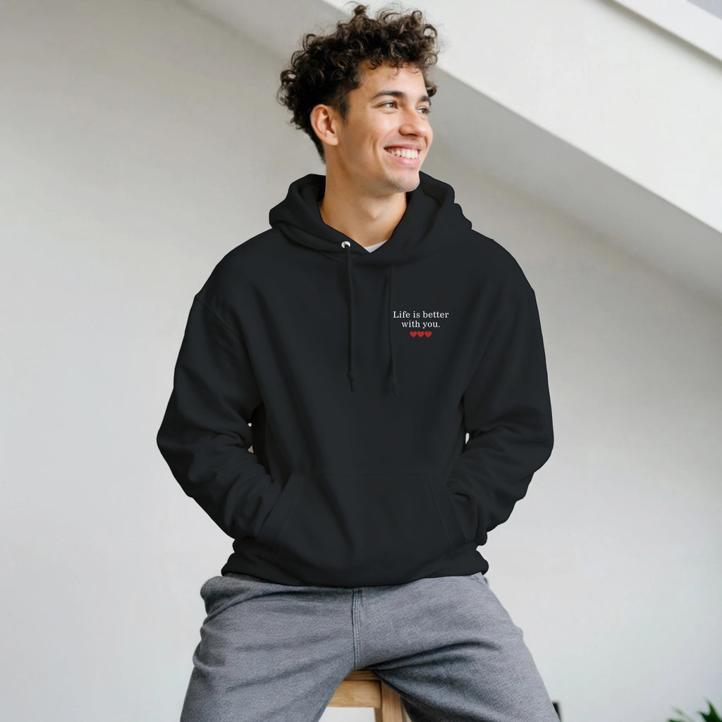 Perfect Match Hoodie - Life is better with you - MIWOUF